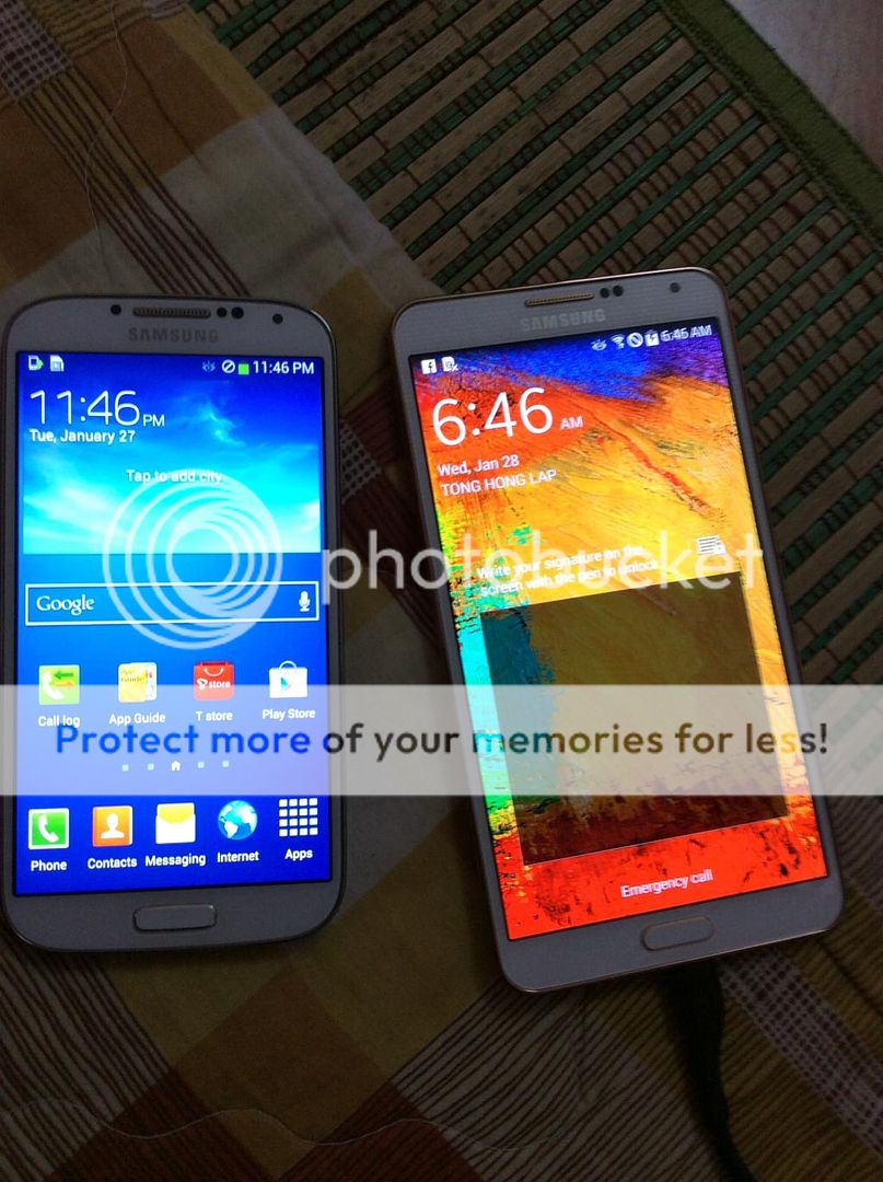 Note 3 Gold + Galaxy s4