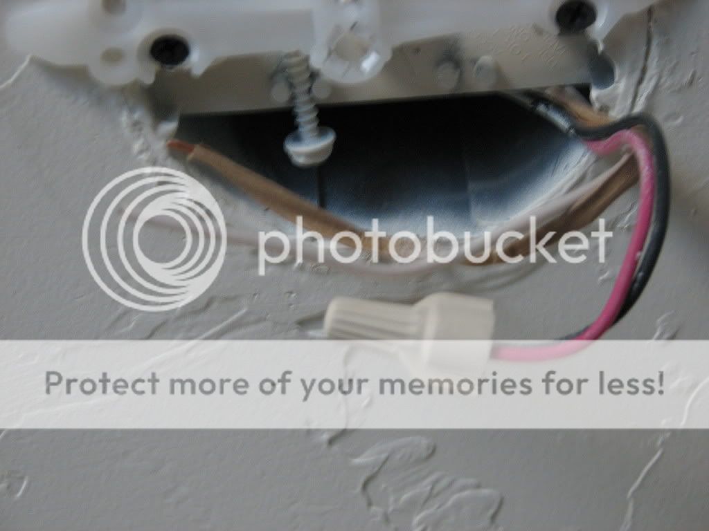 Ceiling Fans That Look Like Light Fixtures : Ceiling fixture light doityourself community forums
